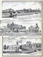 Thomas Douglass, Hon. Thomas James, Corinth-Cumberland Presbyterian Church, J. W. Morrow, Linwood Church, Johnson County 1874